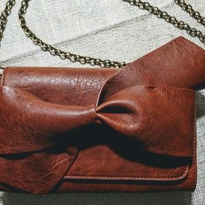 Anthropology Belle Bow Clutch